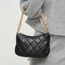 Eve Black Quilted Crossbody