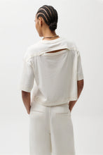 Mae Cropped Tee-Soft White by Pistola