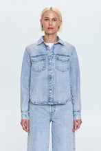Thea Shrunken Denim Shacket