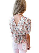 Floral Pleated Blouse by Reset by Jane