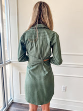 Avena Stripe Shirt Dress by Adelyn Rae
