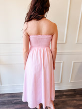 Blush Garden Midi Dress