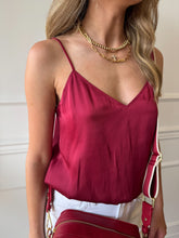 Tailgate Glow Wine Crop Cami