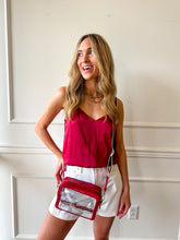 Tailgate Glow Wine Crop Cami