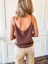 Cozy Core Chocolate Knit Cami