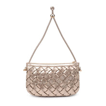 Regina Gold Woven Shoulder Bag