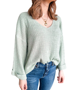Malia Sage Sweater