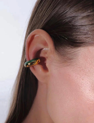 Margot Emerald Ear Cuff