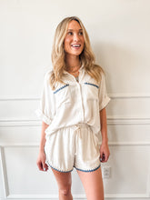 Capri Linen Embroidered Set