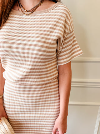 Boardwalk Breeze Stripe Dress