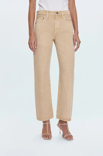 Lexi Sand Dollar Mid Rise Bowed Straight by Pistola