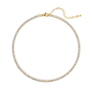 Chloe Tennis Necklace by Sahira