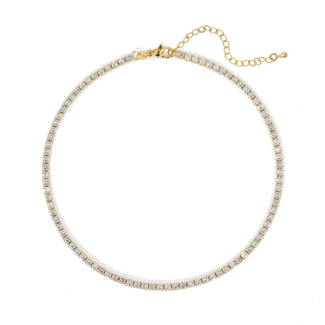 Chloe Tennis Necklace by Sahira