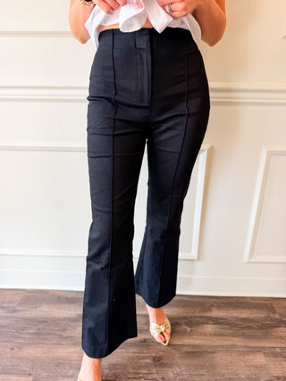 The Collins Pintuck Pant — Black