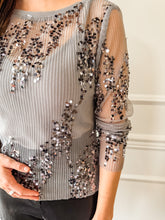 Ginny Sequin Top by Lucy Paris