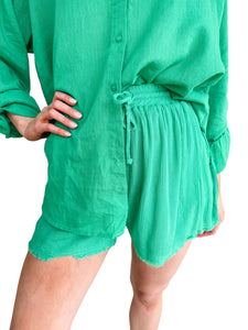 Vacay Vibes Green Shorts by Elan