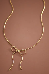 Bow Necklace