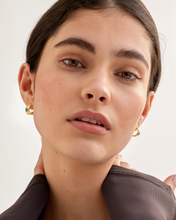 Birthstone Hoop Earring