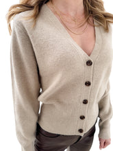 Gwen Taupe Brown Cardigan