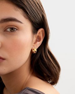 Birthstone Hoop Earring