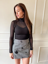 Sheer Perfection Mock Neck Top