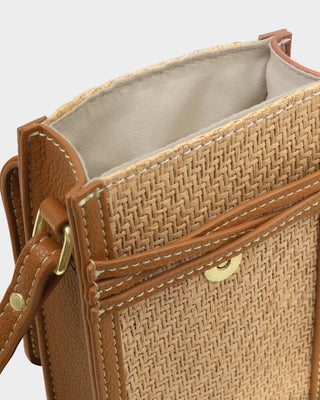 Porto Raffia Cell Bag by Katie Loxton