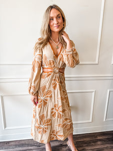 Joy Embroidered Cut Out Maxi by Adelyn Rae