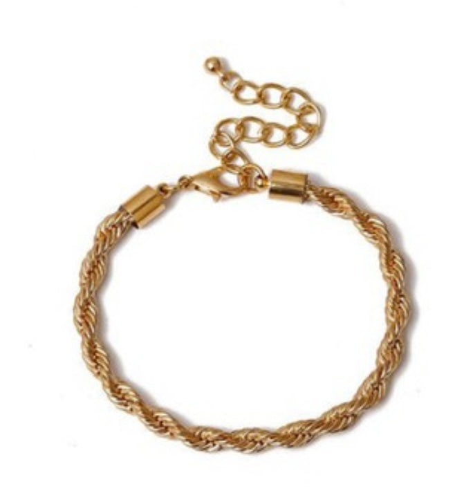 Gold Rope Bracelet