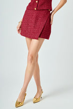 Holiday Chateau Tweed Mini Skirt