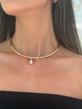 Pear Cut Necklace Cuff by Sahira