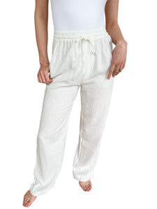 Venetia Cloud Linen Pants by Steve Madden