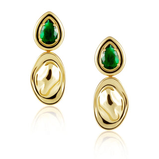 Virginia Emerald Drop Earring by Sahira