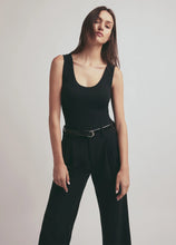 The Ribbed Tank by Favorite Daughter Black