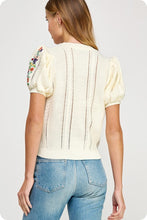 The Meadow Bloom Embroidered Knit