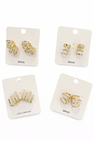 Golden Edge Ear Cuff Collection