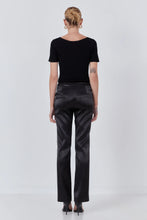Blair Black Satin Pants