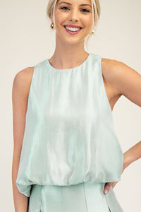 What Dreams are Made Of Mint Bubble Blouse