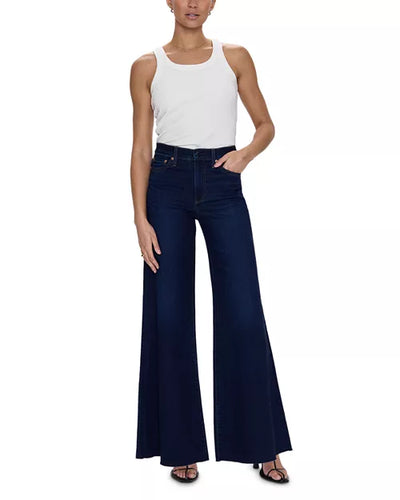 Izzy High Rise Wide Leg in Tristesse by Pistola