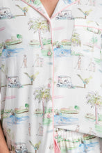 Golf Scene Button Down Modal Short Set by Imbali Charleston