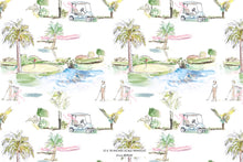 Golf Scene Button Down Modal Short Set by Imbali Charleston