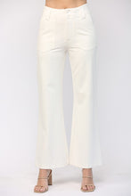 Business Casual Ivory Ponte Flare Pant