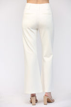 Business Casual Ivory Ponte Flare Pant