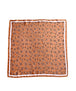 Paisley Printed Bandana Scarf Brown/Dark Brown