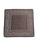 Paisley Printed Bandana Scarf Dark Brown
