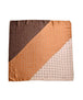 Diamond Printed Bandana Scarf Brown/Dark Brown