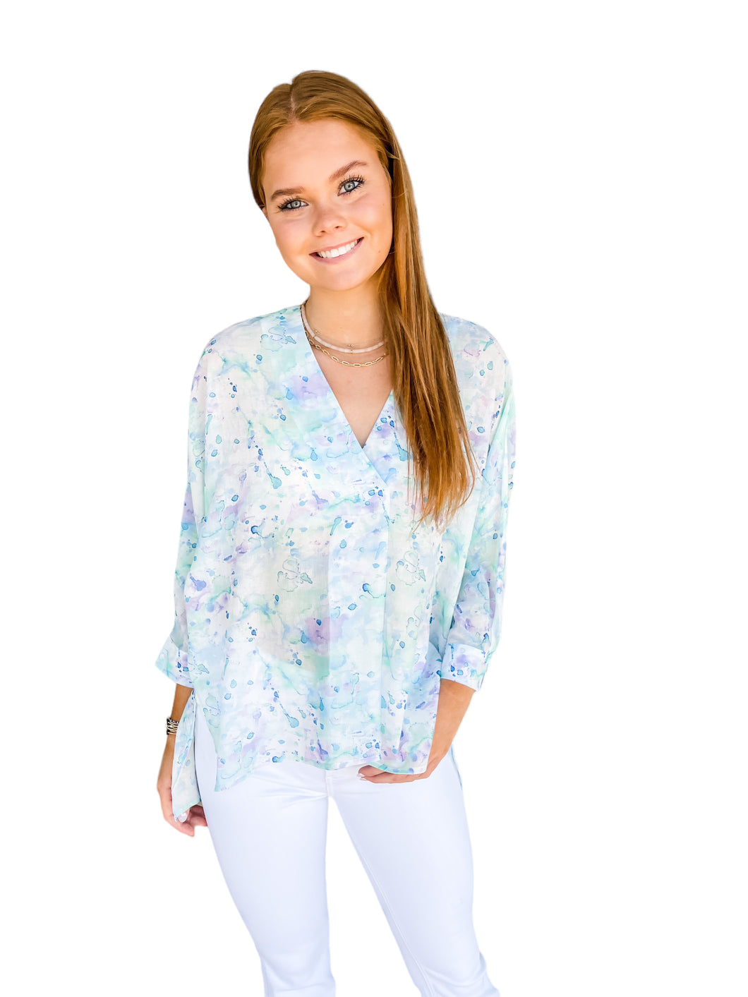 Sabine Watercolor Blouse
