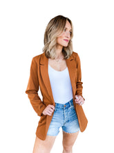 Falling Hard Camel Blazer
