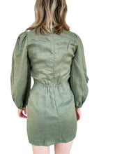 Pilar Olive Knot Dress
