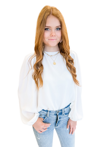 Pleats Please White Blouse