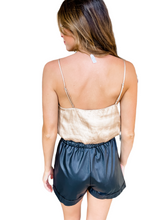 Courtney Crop Cami Gold